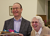 Edna Simpson's retirement party